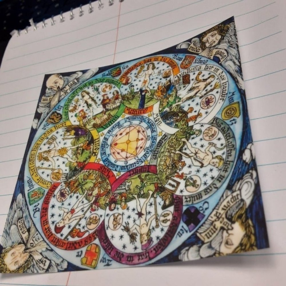 Stained Glass Window Sticker